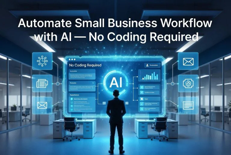 How to Automate Your Entire Small Business Workflow With AI — No Coding Required