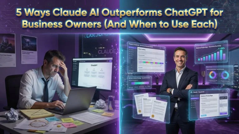 5 Ways Claude AI Outperforms ChatGPT for Business Owners (And When to Use Each)