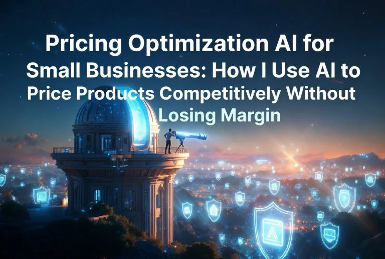 Pricing Optimization AI for Small Businesses — How I Use AI to Price Products Competitively Without Losing Margin