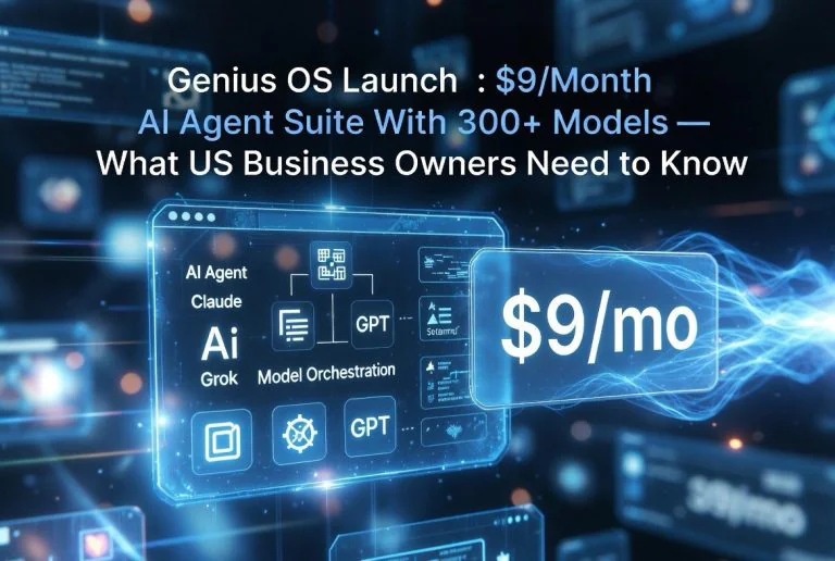 Genius OS Launch: $9/Month AI Agent Suite With 300+ Models — What US Business Owners Need to Know
