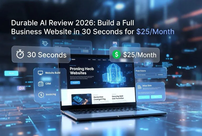 Durable AI Review 2026: Build a Full Business Website in 30 Seconds for $25/Month