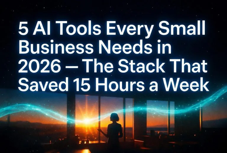 5 AI Tools Every Small Business Needs in 2026 — The Stack That Saved 15 Hours a Week