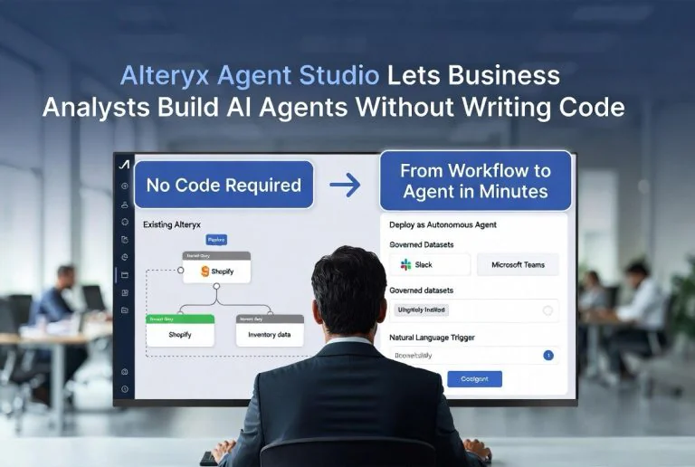 Alteryx Agent Studio Lets Business Analysts Build AI Agents Without Writing Code