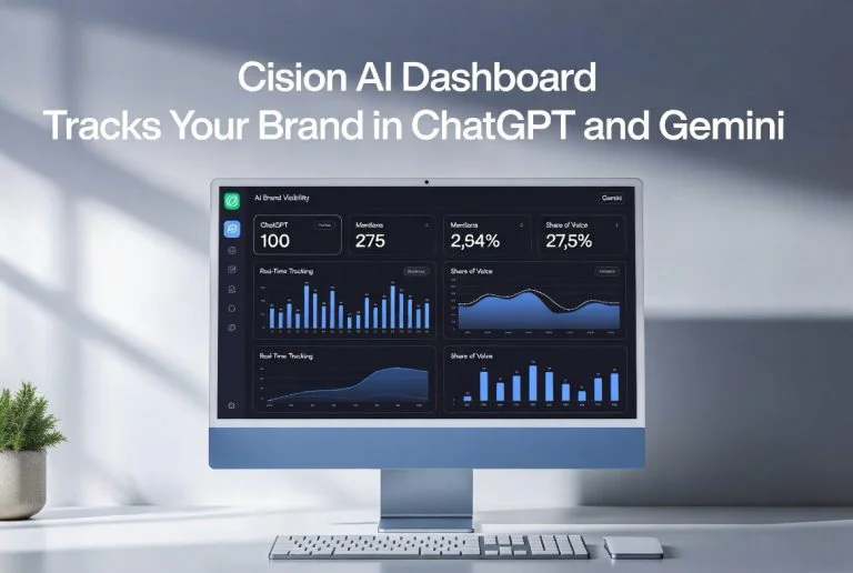 Cision AI Dashboard Tracks Your Brand in ChatGPT and Gemini