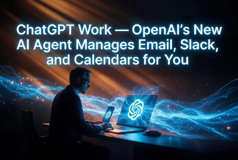 ChatGPT Work: OpenAI’s New AI Agent Manages Email, Slack, and Calendars for You