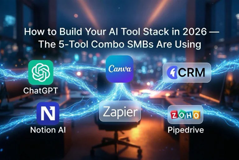 How to Build Your AI Tool Stack in 2026 — The 5-Tool Combo SMBs Are Using