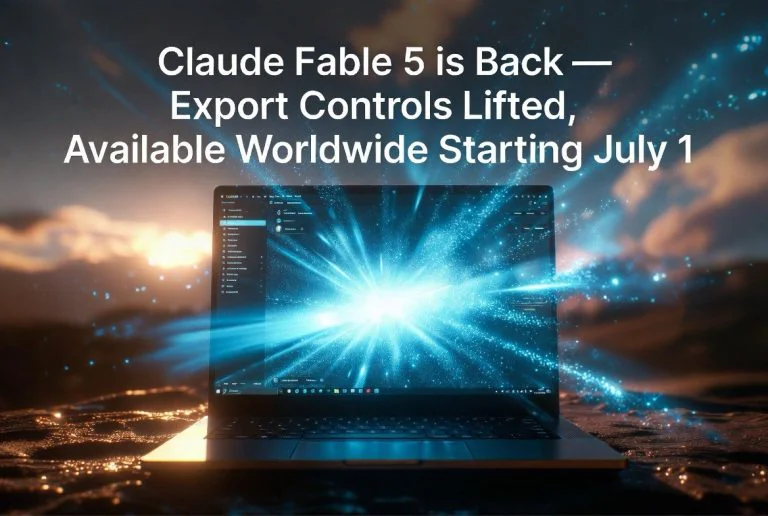 Claude Fable 5 Is Back: Export Controls Lifted, Available Worldwide Starting July 1