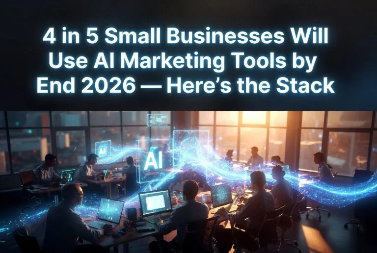 4 in 5 Small Businesses Will Use AI Marketing Tools by End of 2026 — Here’s the Stack
