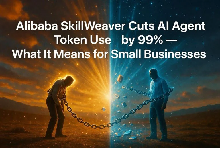 Alibaba SkillWeaver Cuts AI Agent Token Use by 99%: What It Means for Small Businesses