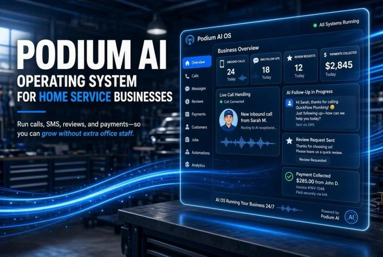 Podium AI Operating System for Home Service Businesses