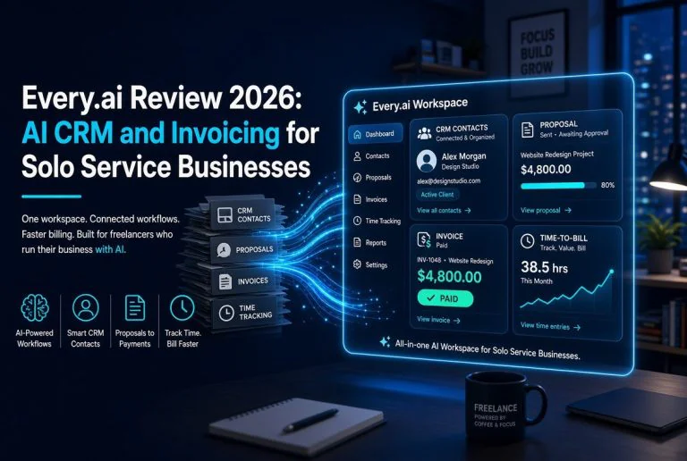 Every.ai Review 2026: AI CRM and Invoicing for Solo Service Businesses