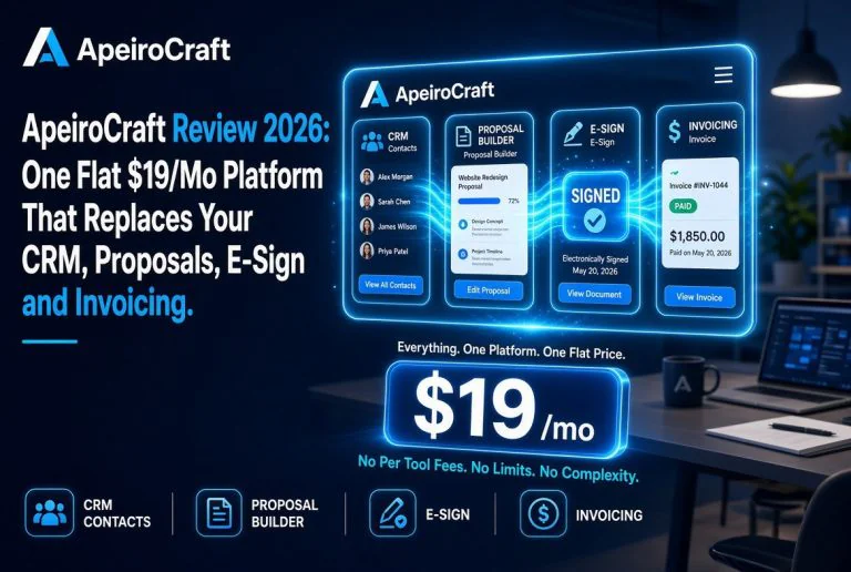 ApeiroCraft Review 2026 - Flat 19 dollar per month freelancer platform