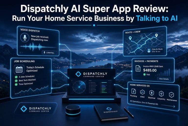 Dispatchly AI Super App Review: Run Your Home-Service Business by Talking to AI