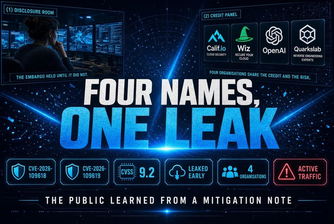 Disclosure room and the four organisations credited with php2shell