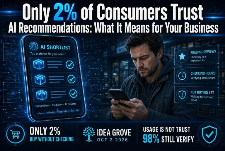 Only 2% of Consumers Trust AI Recommendations: What It Means for Your Business